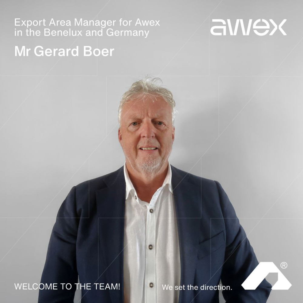 Gerard Boer new Export Area Manager for AWEX in the Beneleux and Germany